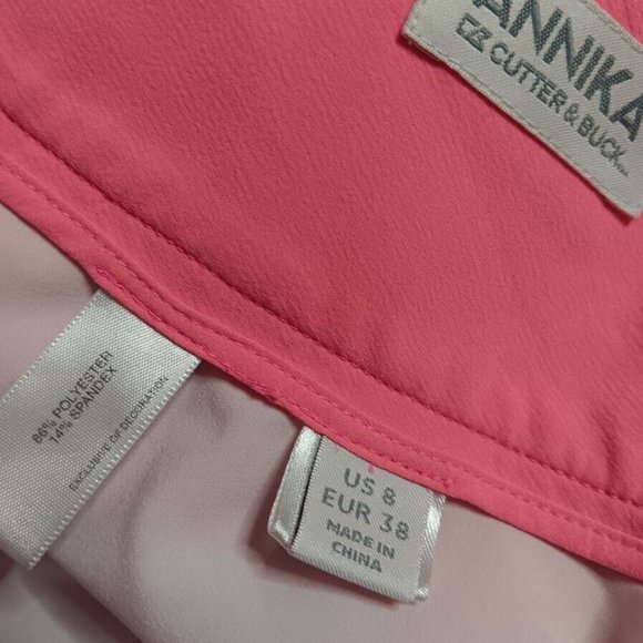 ANNIKA CB CUTTER & BUCK SKORT size 8 WOMEN'S ActiveWear Back Pleat Tennis sz 8 - Picture 8 of 9